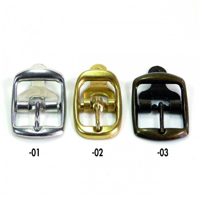 Decorative buckles with rivet plate